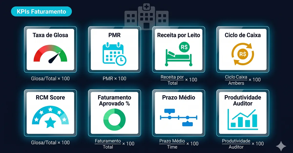 KPIs de Faturamento Hospitalar:8 métricas para acompanhar